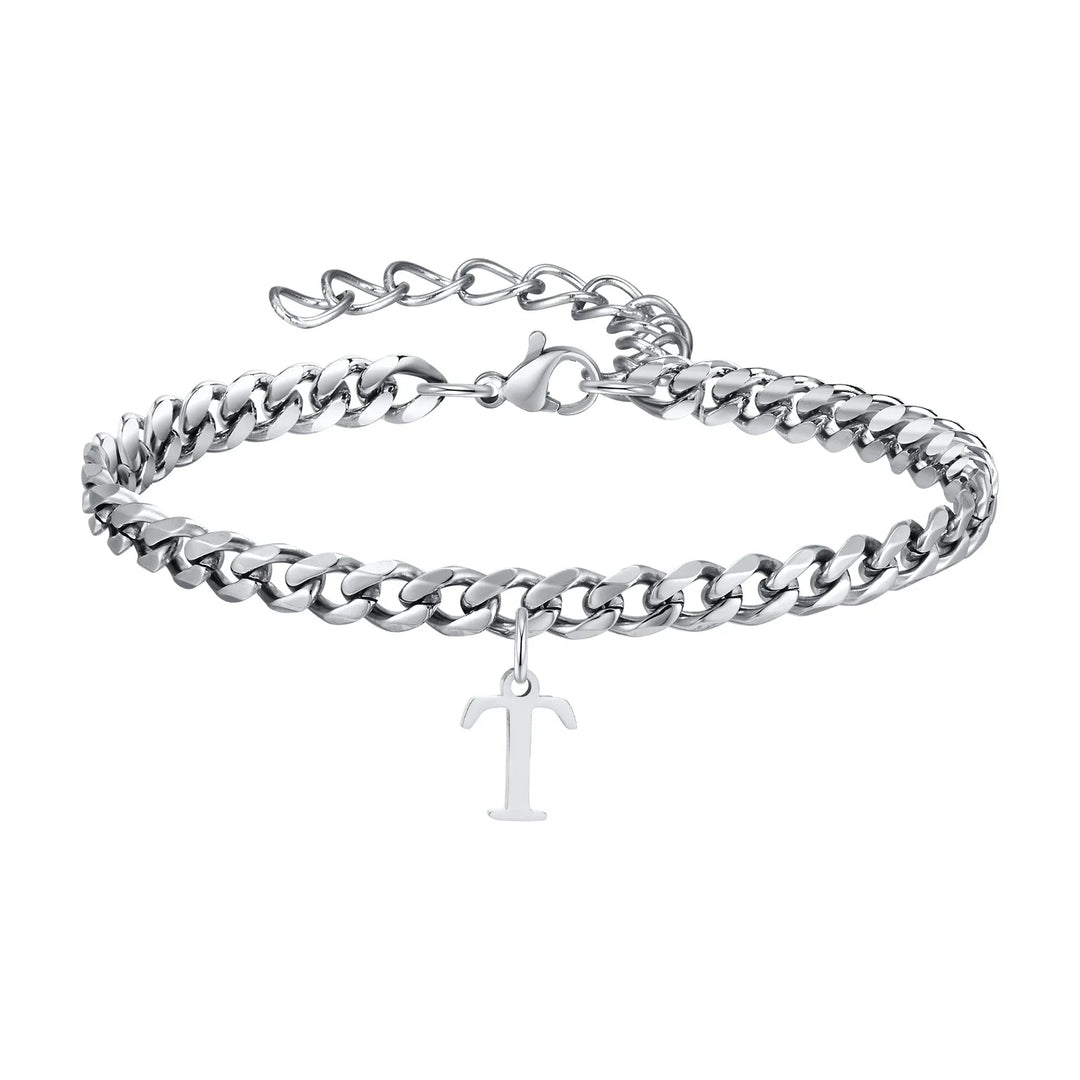 Women's Adjustable Stainless Steel Cuban Link Bracelet-The Yellow Prime