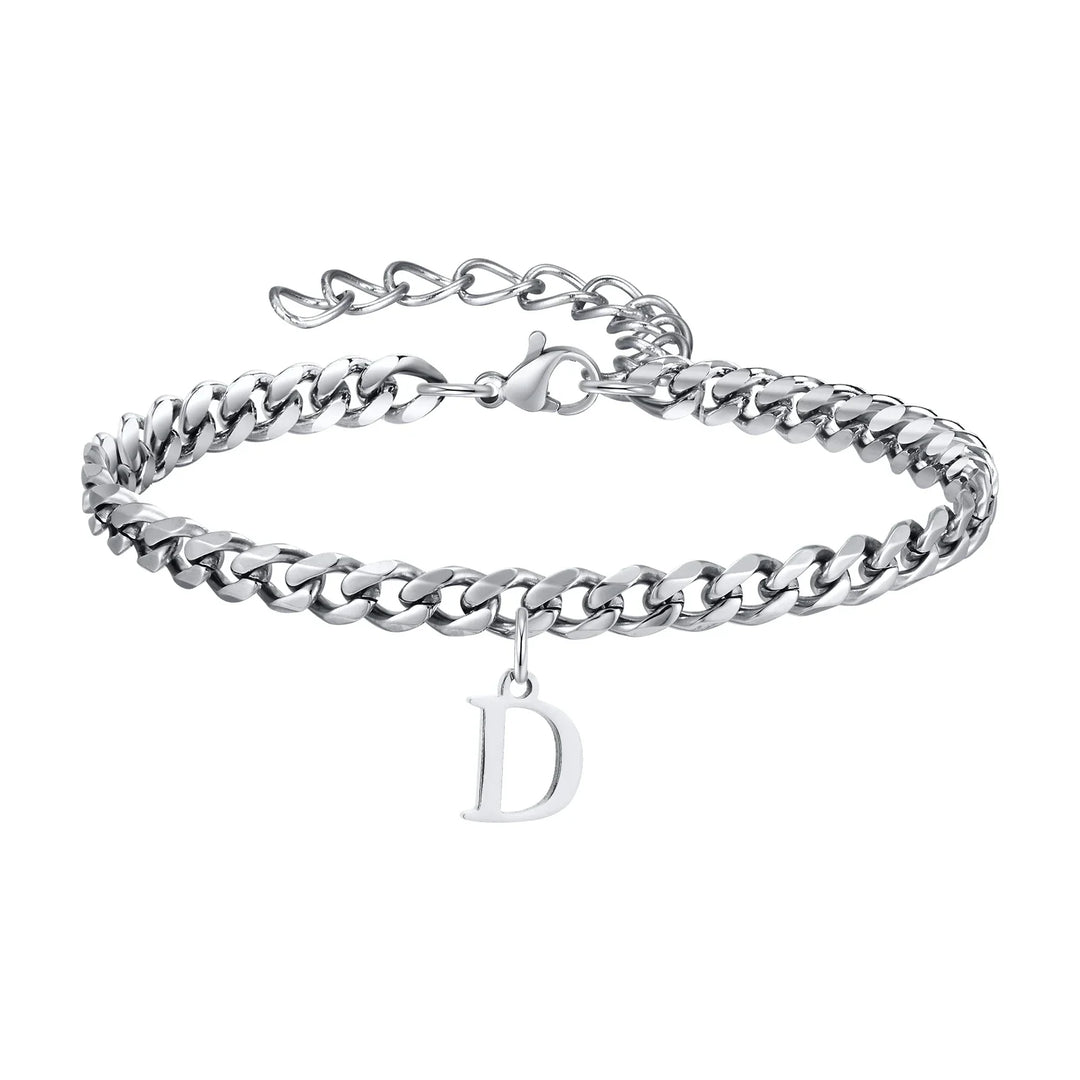 Women's Adjustable Stainless Steel Cuban Link Bracelet-The Yellow Prime