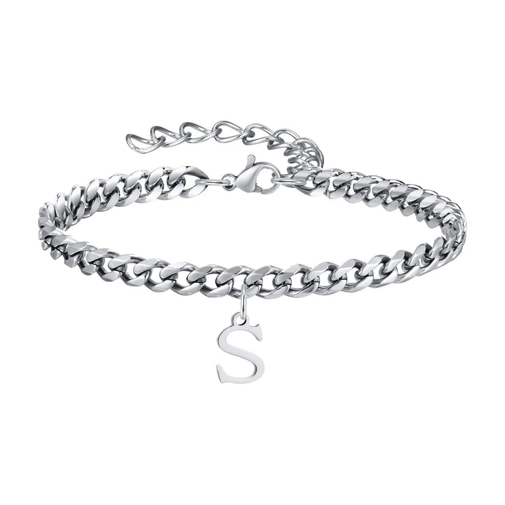Women's Adjustable Stainless Steel Cuban Link Bracelet-The Yellow Prime