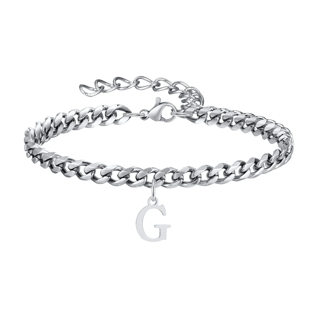 Women's Adjustable Stainless Steel Cuban Link Bracelet-The Yellow Prime