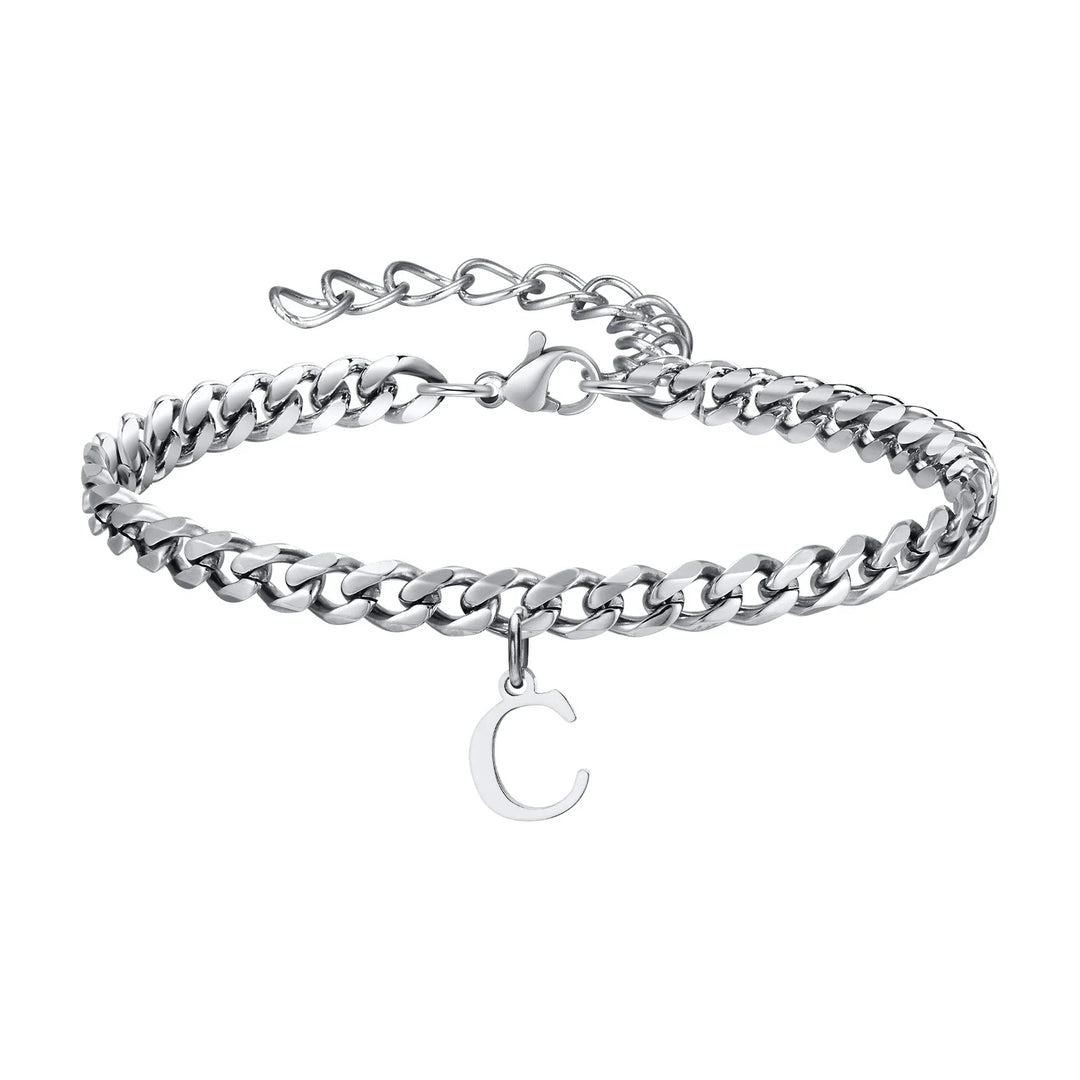 Women's Adjustable Stainless Steel Cuban Link Bracelet-The Yellow Prime