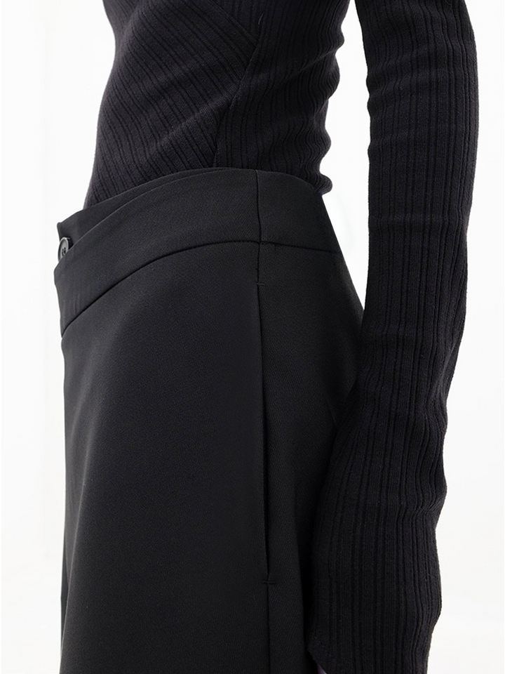 Women's Asymmetric Baggy Trousers for Stylish Comfort-The Yellow Prime