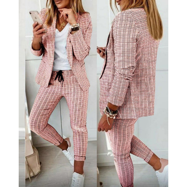 Women's Blazer and Pants Set for Stylish Office Wear-The Yellow Prime