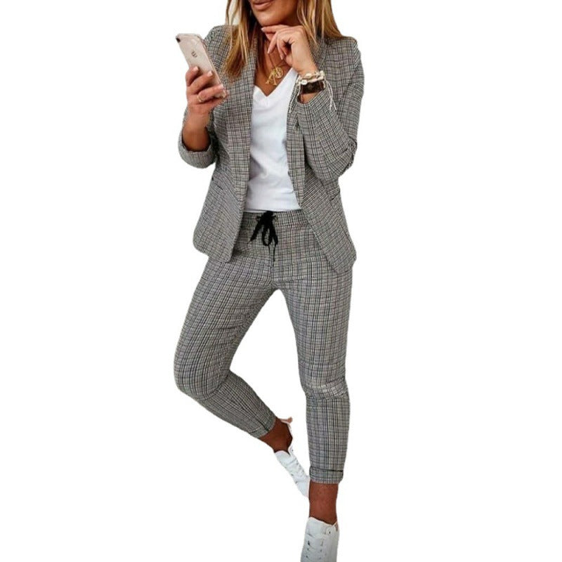Women's Blazer and Pants Set for Stylish Office Wear-The Yellow Prime
