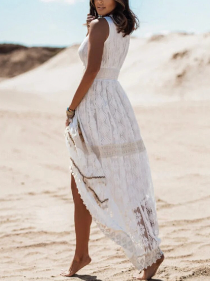 Women's Bohemian Maxi Dress for Stylish Summer Outfits-The Yellow Prime