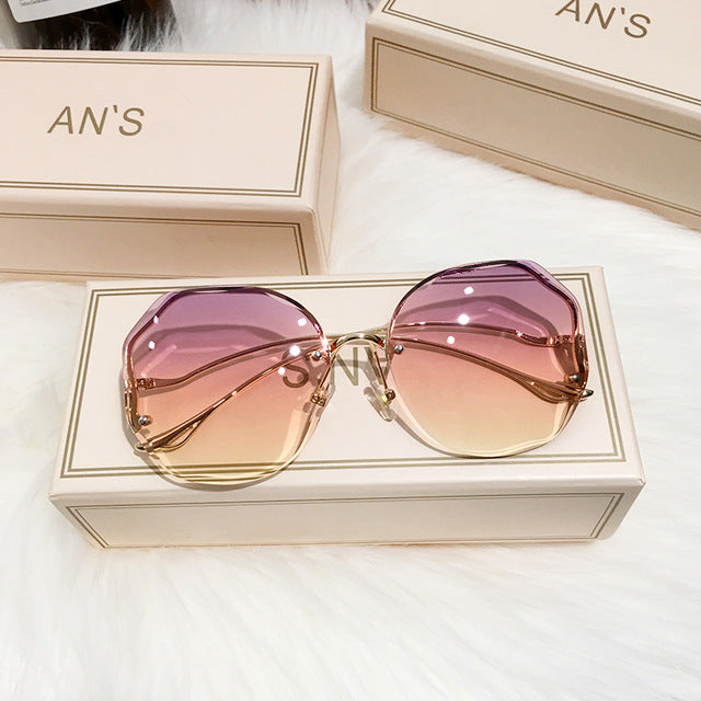 Women's Breathable Sunglasses - Boho Ombre Design for Sunny Days-The Yellow Prime