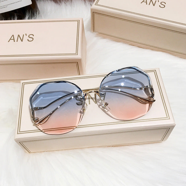 Women's Breathable Sunglasses - Boho Ombre Design for Sunny Days-The Yellow Prime