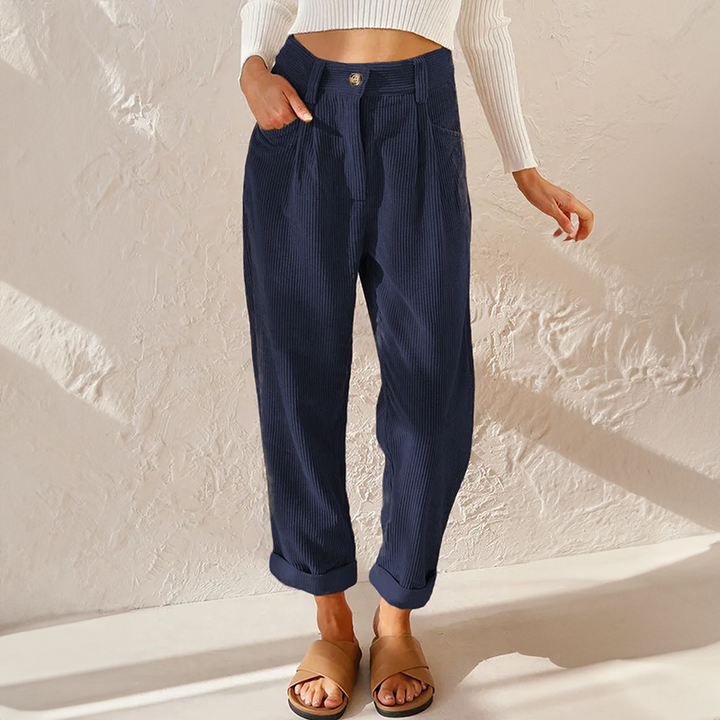 Women's Casual Corduroy Pants-The Yellow Prime