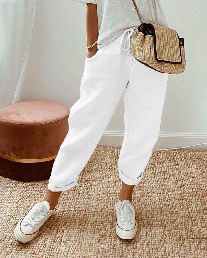 Women's Casual Elegant Trousers for Versatile Style-The Yellow Prime