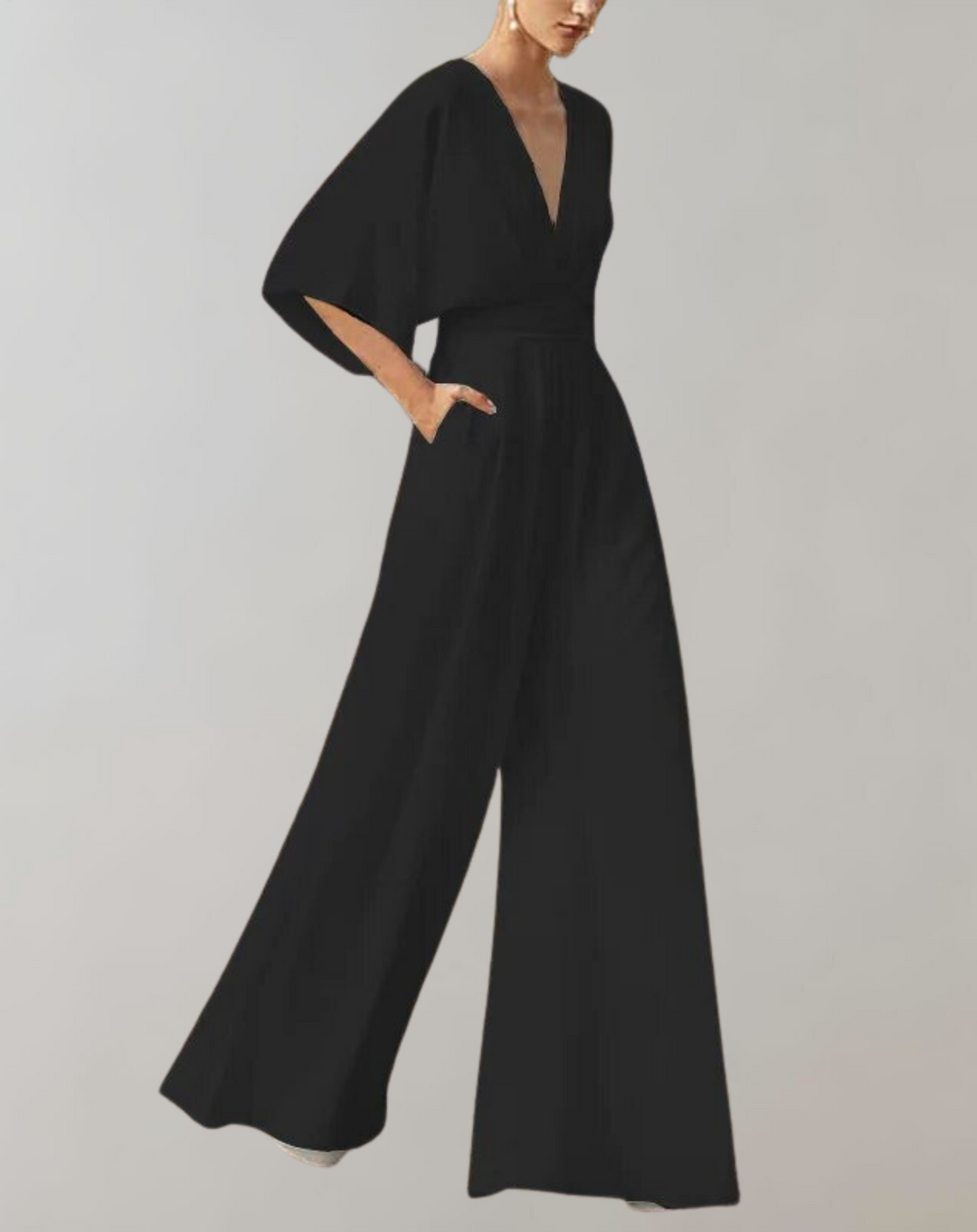 Women's Casual Wide-Leg Jumpsuit-The Yellow Prime