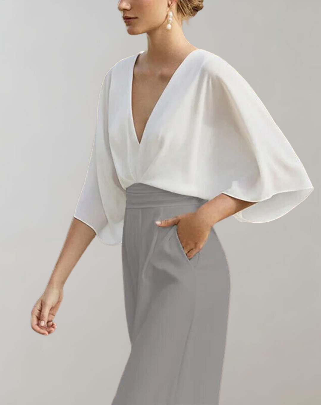 Women's Casual Wide-Leg Jumpsuit-The Yellow Prime