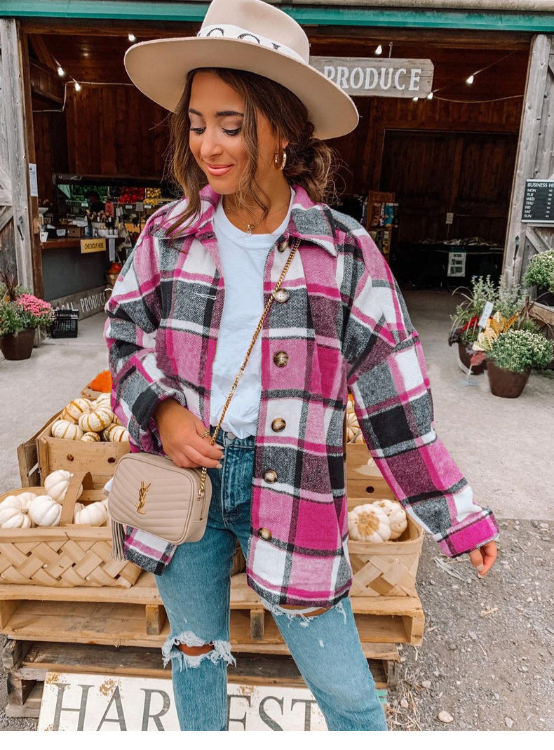 Women's Checkered Flannel Shirt for Cozy Casual Wear-The Yellow Prime