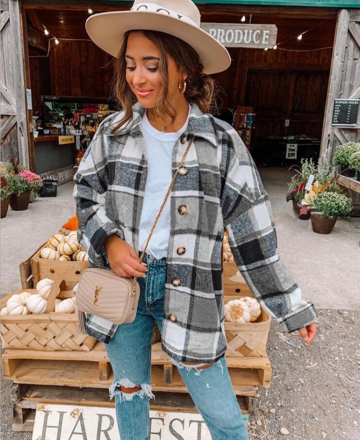 Women's Checkered Flannel Shirt for Cozy Casual Wear-The Yellow Prime