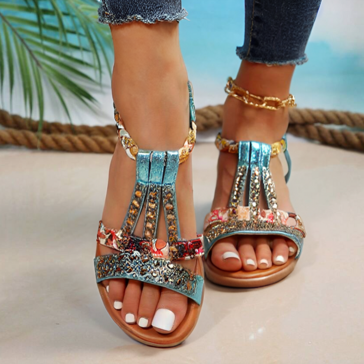 Women's Chic Boho Style Sandals-The Yellow Prime