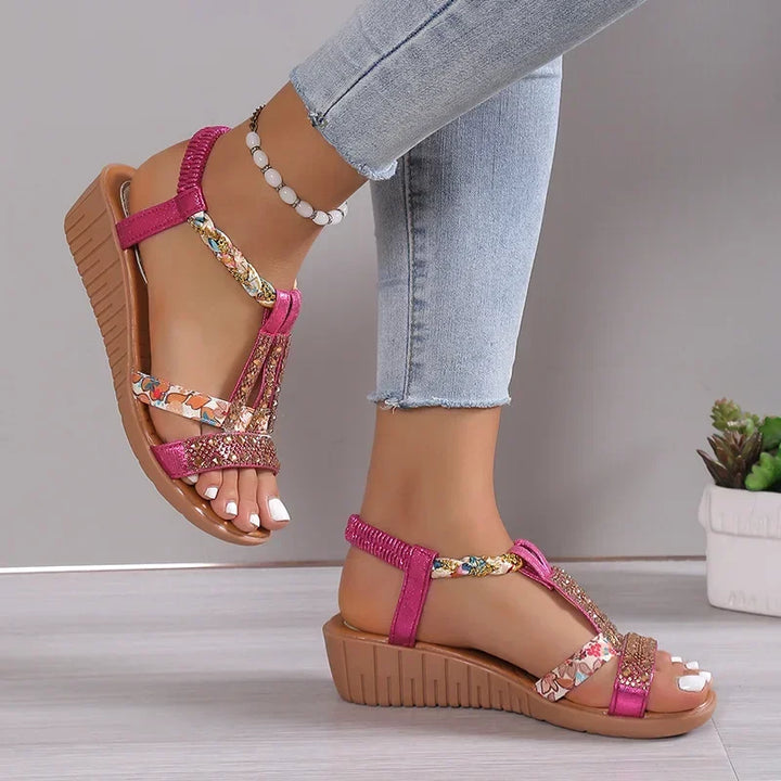 Women's Chic Boho Style Sandals-The Yellow Prime