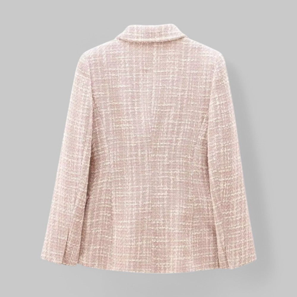 Anneliese | Women's Stylish Double-Breasted Tweed Blazer