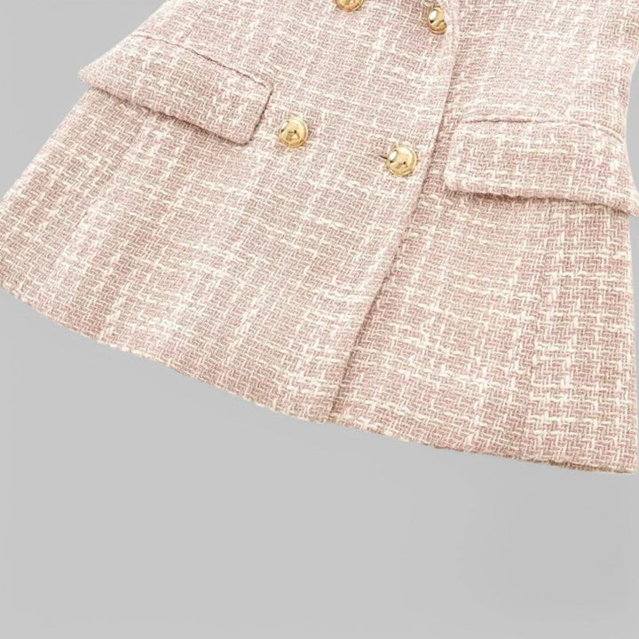Anneliese | Women's Stylish Double-Breasted Tweed Blazer
