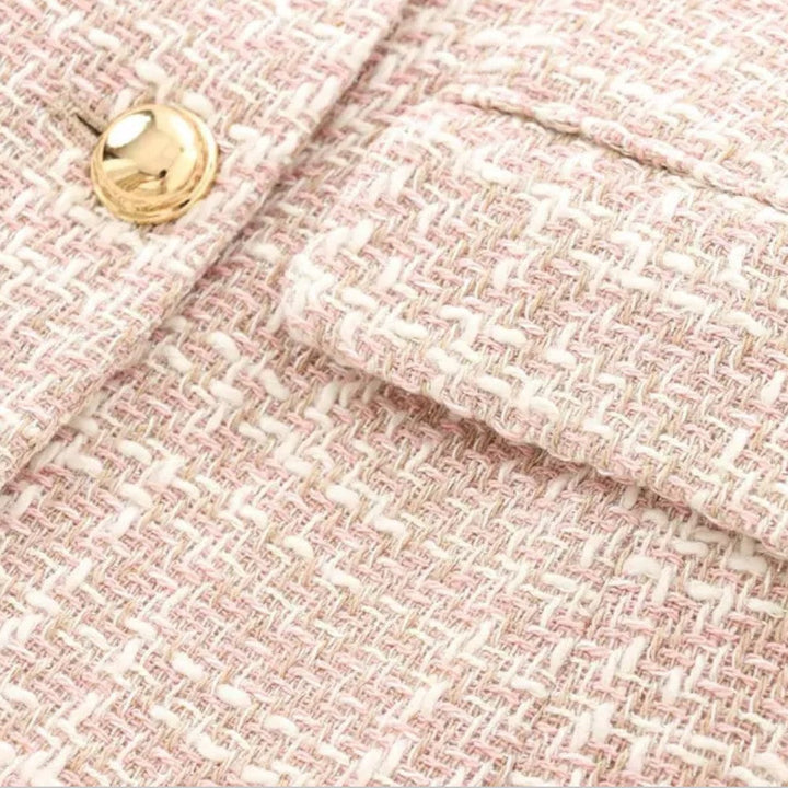 Anneliese | Women's Stylish Double-Breasted Tweed Blazer