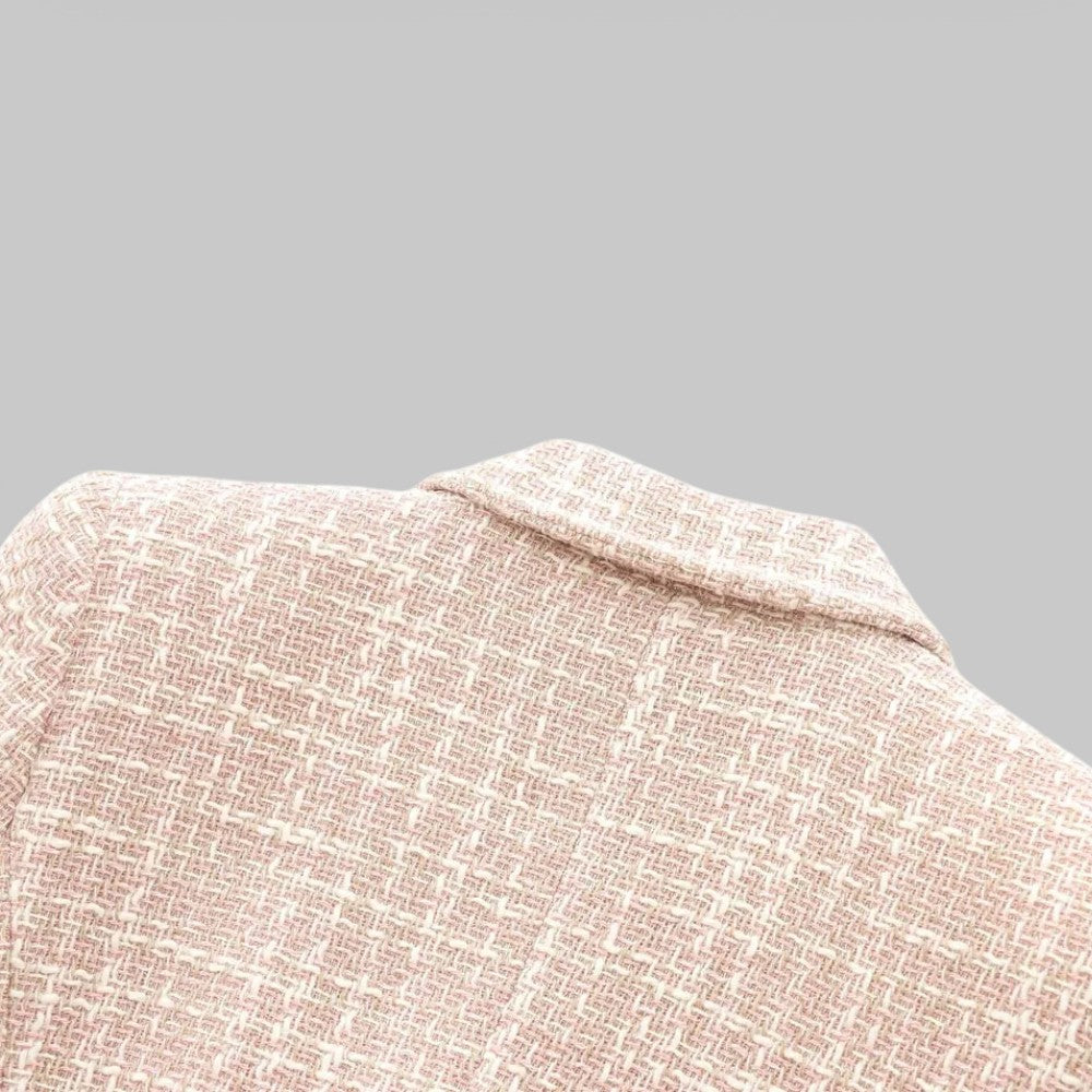 Anneliese | Women's Stylish Double-Breasted Tweed Blazer