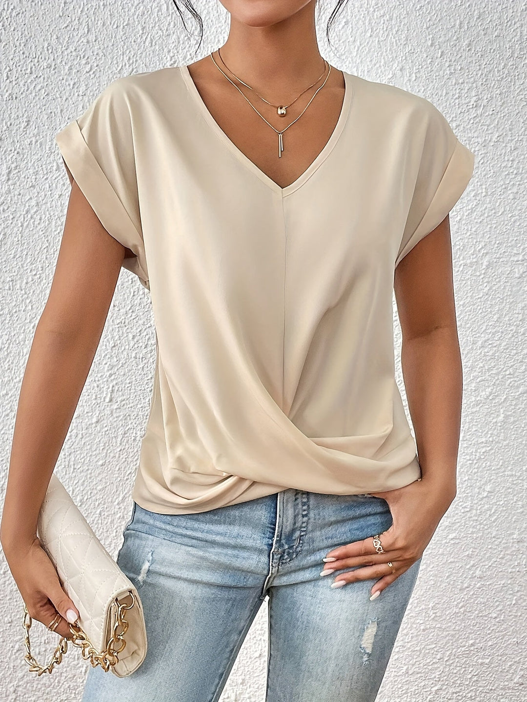 Women's Classic V-Neck T-Shirt-The Yellow Prime