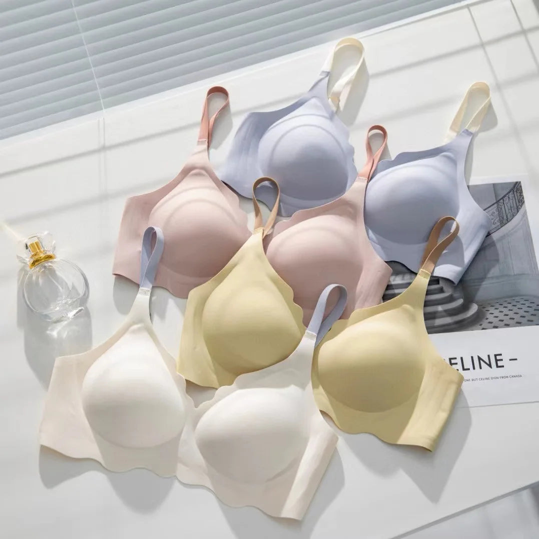 Women's Comfortable Adjustable Sling Bra with Beauty Back Design-The Yellow Prime