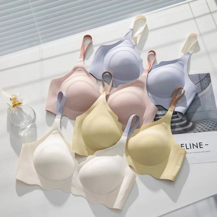 Women's Comfortable Adjustable Sling Bra with Beauty Back Design-The Yellow Prime