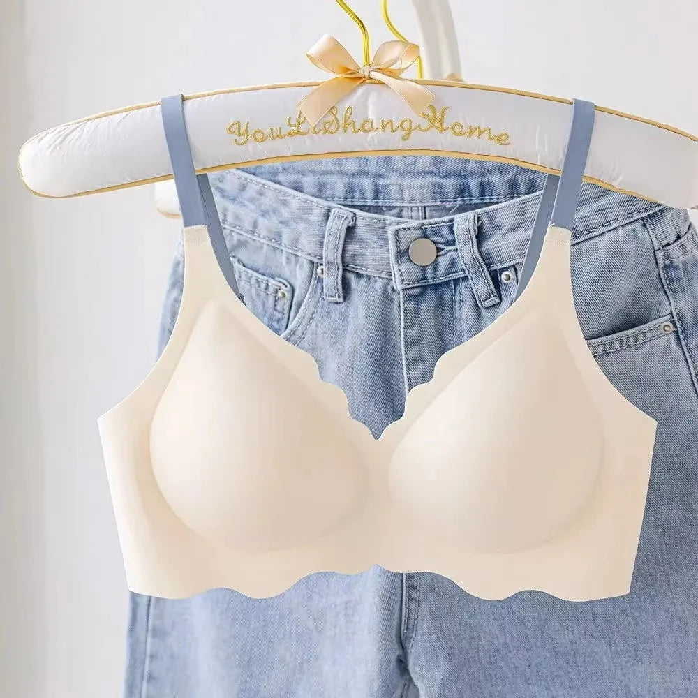 Women's Comfortable Adjustable Sling Bra with Beauty Back Design-The Yellow Prime
