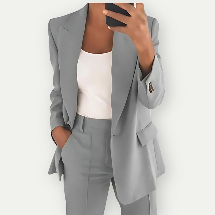 Women's Comfortable Formal Blazer Set-The Yellow Prime