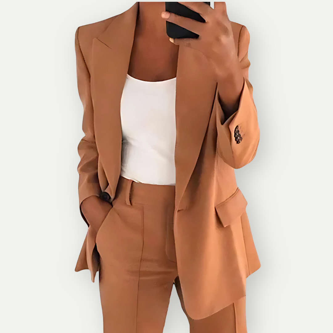 Women's Comfortable Formal Blazer Set-The Yellow Prime