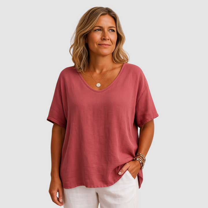 Women's Comfortable Loose Fit T-Shirt-The Yellow Prime