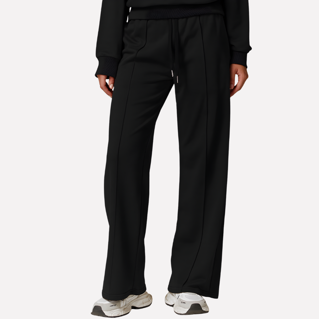 Women's Comfortable Wide Leg Sweatpants-The Yellow Prime
