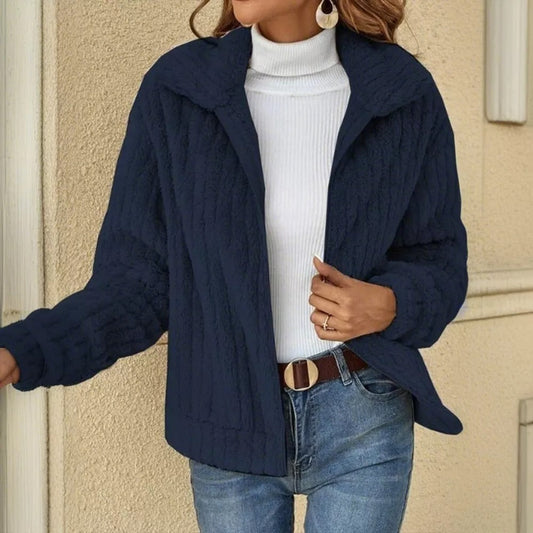 Women's Cozy Plush Winter Sweater-The Yellow Prime