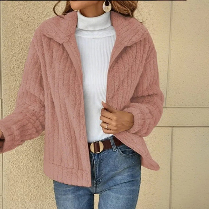 Women's Cozy Plush Winter Sweater-The Yellow Prime