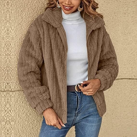 Women's Cozy Plush Winter Sweater-The Yellow Prime