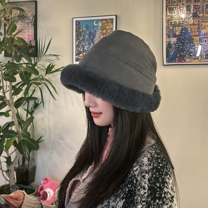 Women's Cozy and Elegant Fur Hat-The Yellow Prime