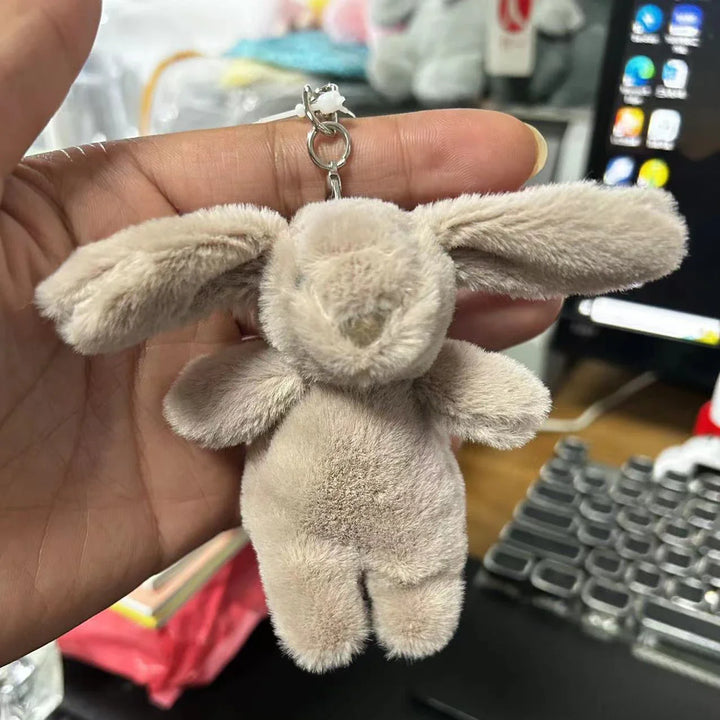 Women's Cute Bunny Plush Keychain Soft Bag Charm Gift-The Yellow Prime