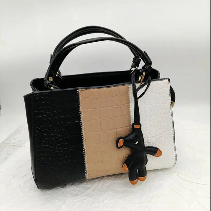 Women's Cute PU Leather Mini Bag Charm Keychain Gift Accessory-The Yellow Prime