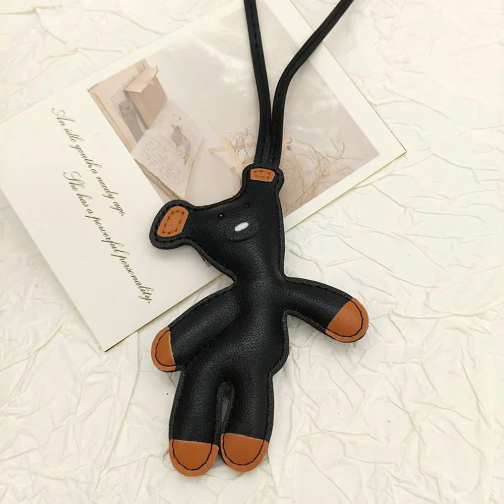 Women's Cute PU Leather Mini Bag Charm Keychain Gift Accessory-The Yellow Prime