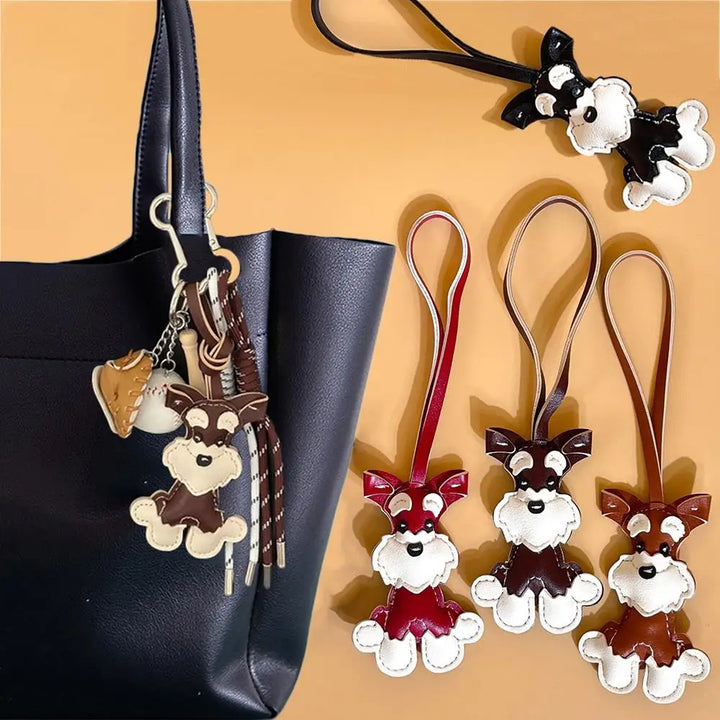 Women's Cute PU Leather Mini Bag Charm Keychain Gift Accessory-The Yellow Prime