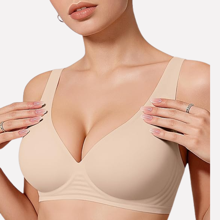 Women's Deep V Neck Bra-The Yellow Prime