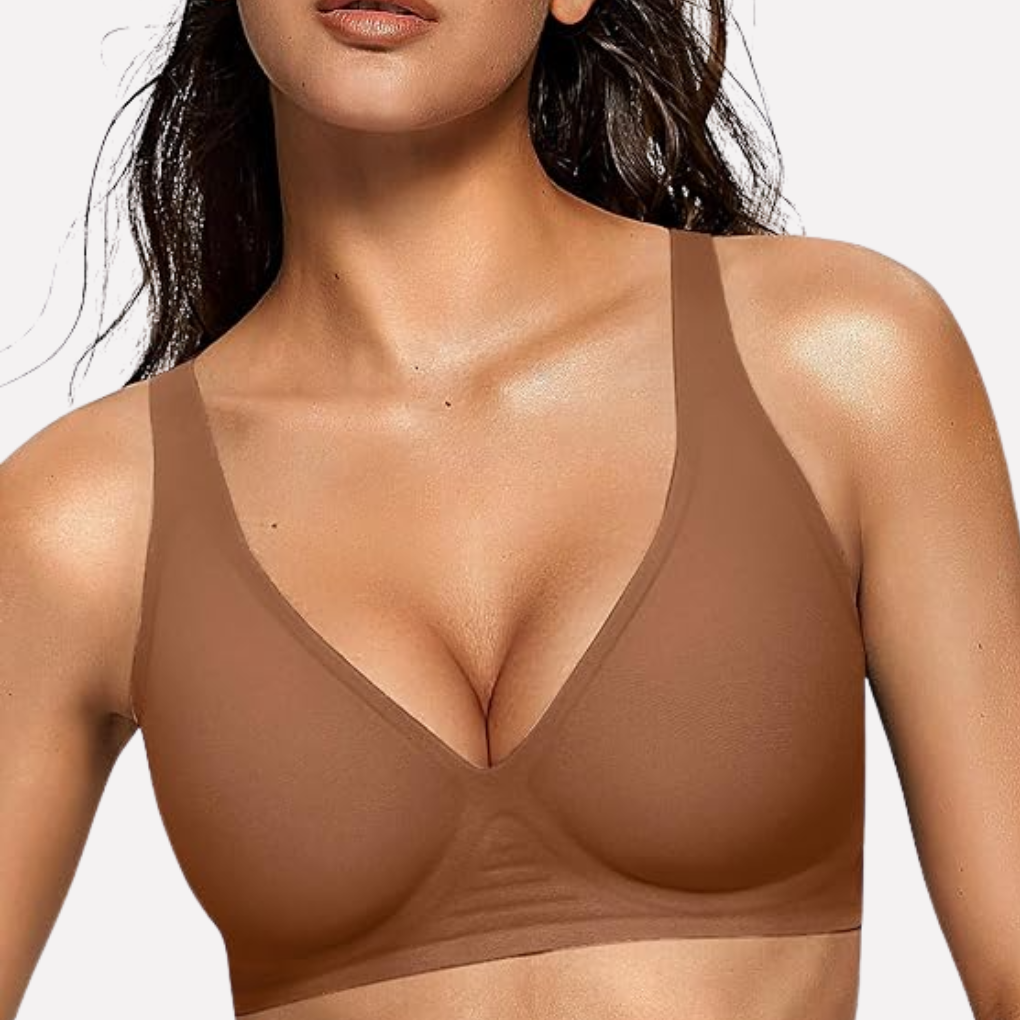 Women's Deep V Neck Bra-The Yellow Prime