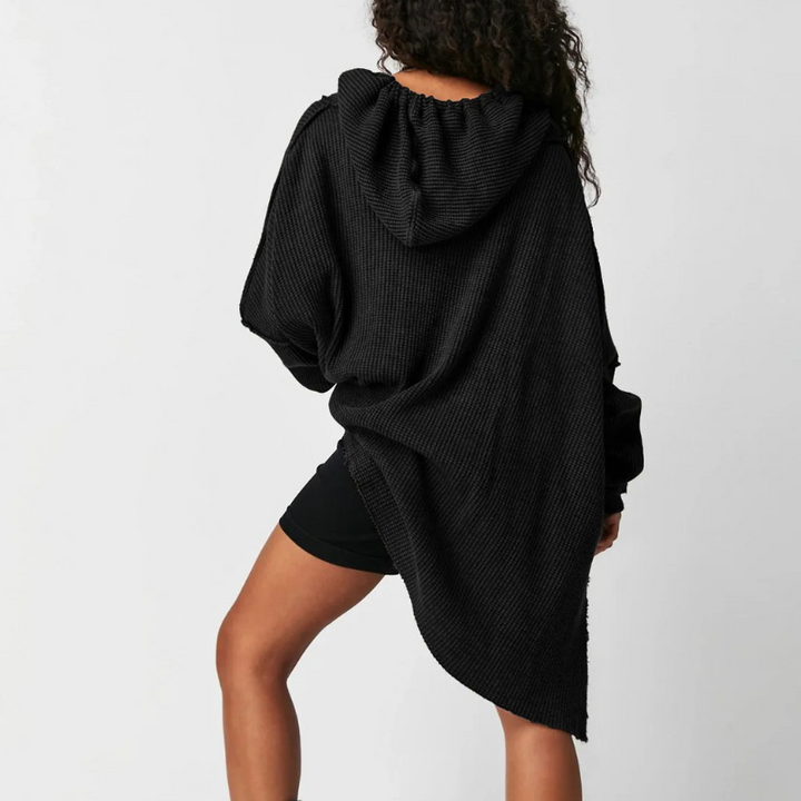 Women's Distressed Sweater - Unapologetic Style-The Yellow Prime