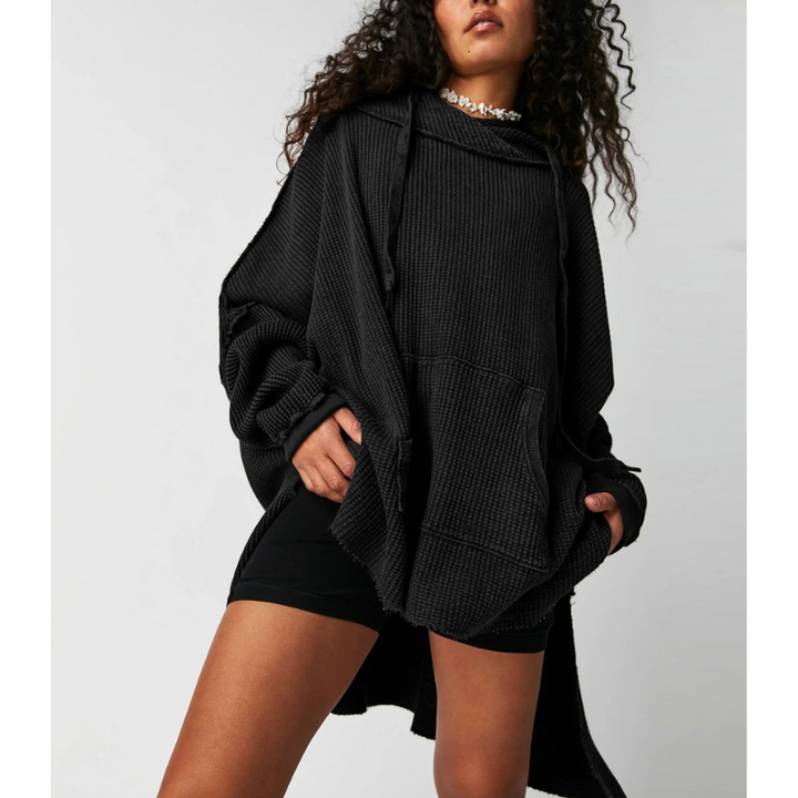 Women's Distressed Sweater - Unapologetic Style-The Yellow Prime