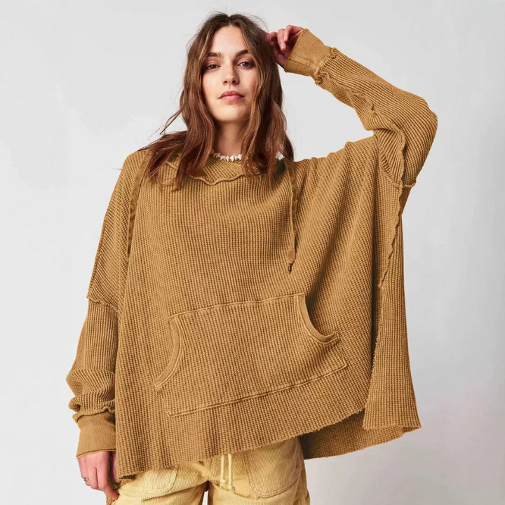 Women's Distressed Sweater - Unapologetic Style-The Yellow Prime