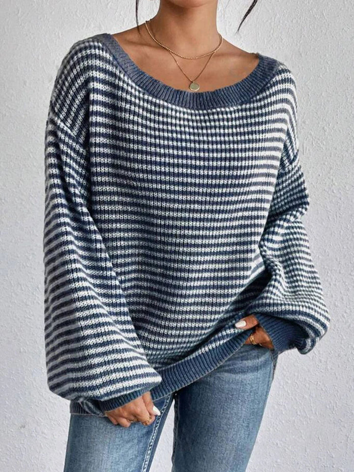Women's Drop-Shoulder Sweater-The Yellow Prime