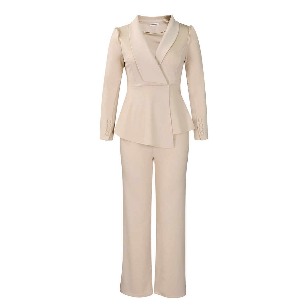 Women's Elegant Blazer and Pants Set-The Yellow Prime