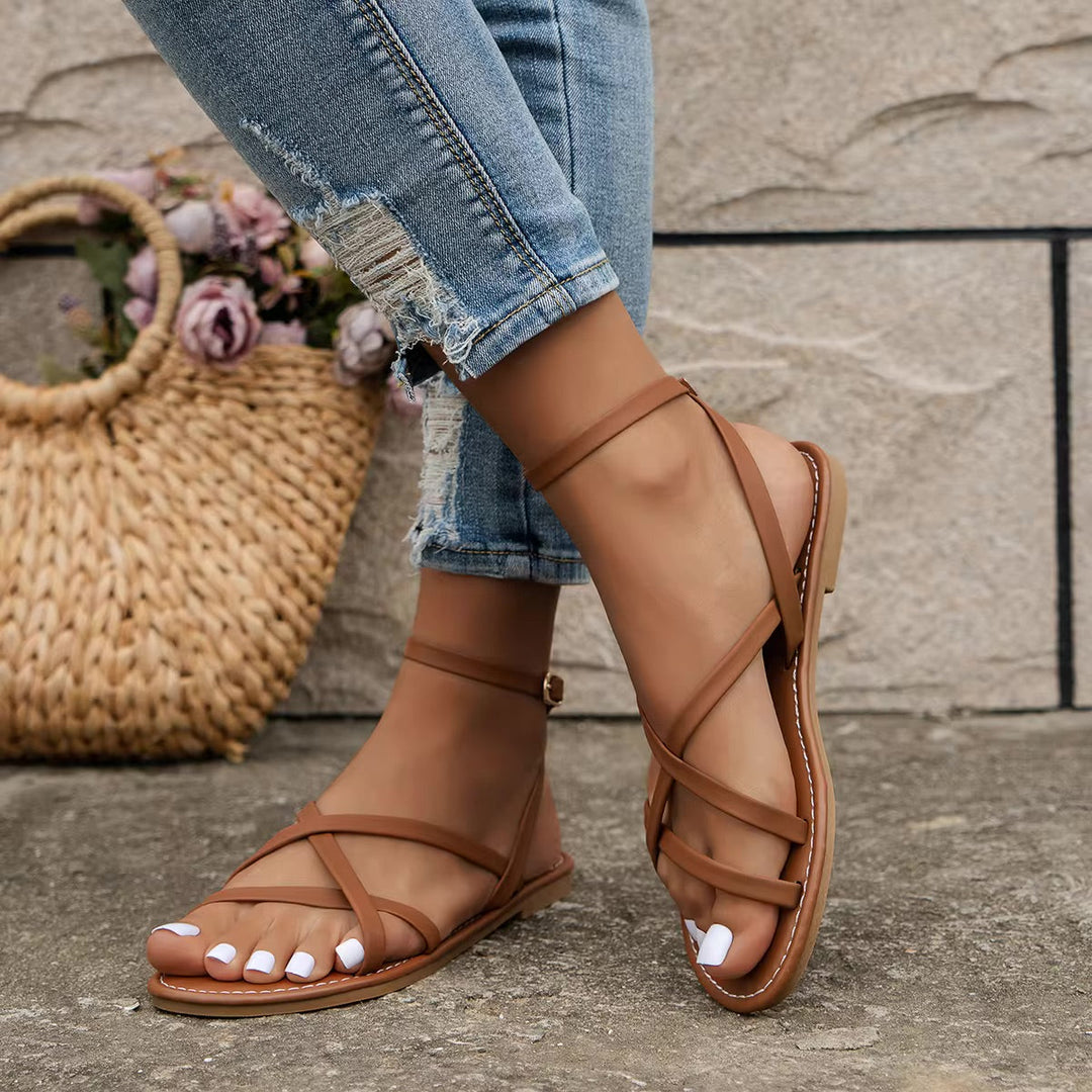 Women's Elegant Roman Beach Fashion Sandals for Summer-The Yellow Prime