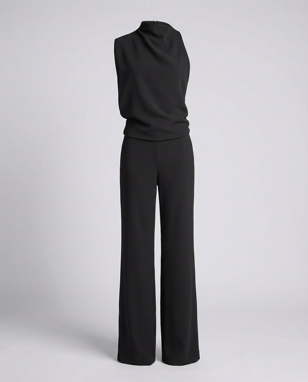Women's Elegant Round Neck Jumpsuit for Everyday & Special Occasions-The Yellow Prime