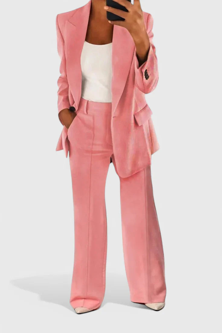 Women's Elegant Suit Set for Professional and Casual Wear-The Yellow Prime