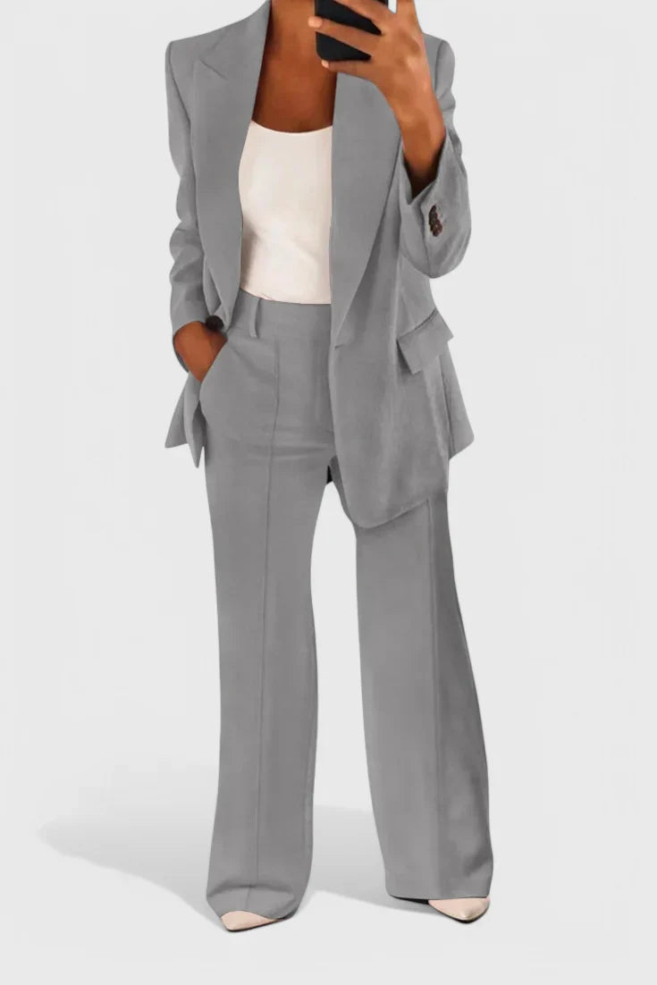 Women's Elegant Suit Set for Professional and Casual Wear-The Yellow Prime
